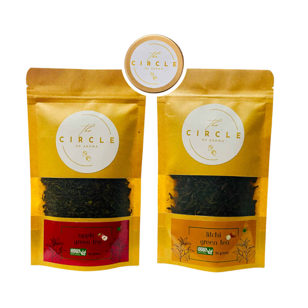 Combo Of 2 Apple, Litchi 50g (25 Cups) Each Flavour