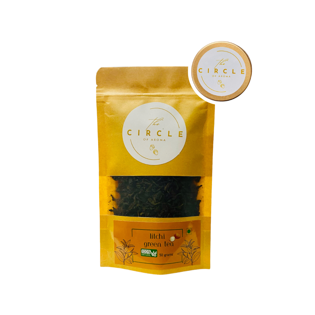 Litchi Green Tea 100g (50 Cups)
