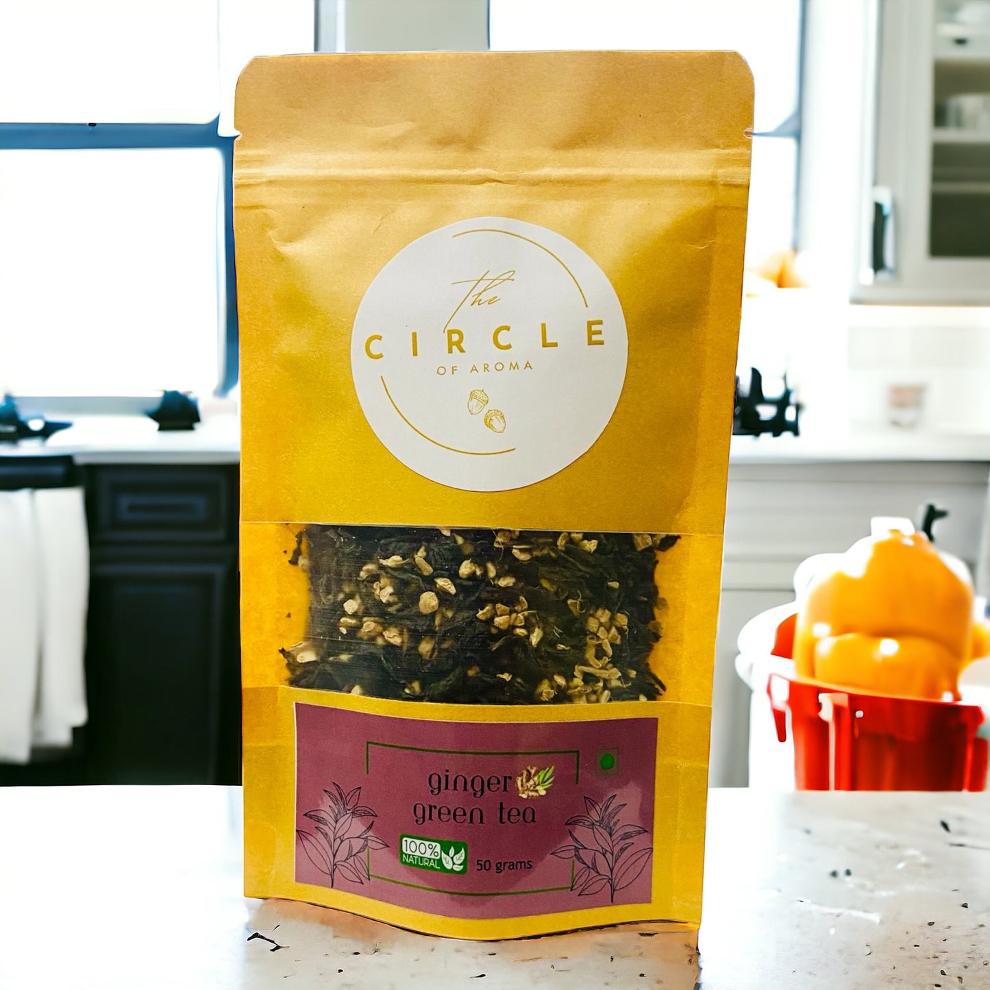 Ginger Green Tea 100g (50 Cups)