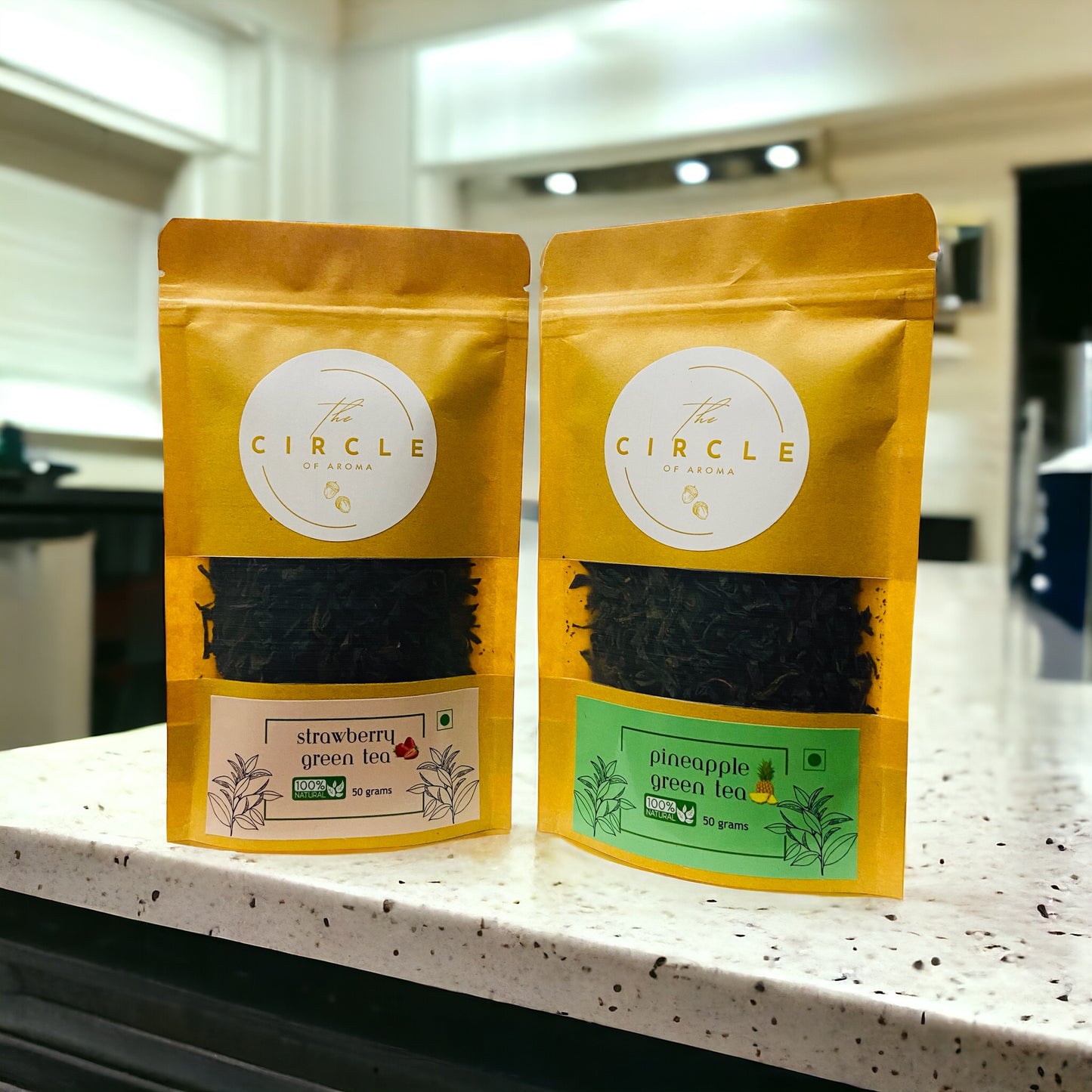 Combo Of 2 Pineapple, Strawberry 50g (25 Cups) Each Flavour