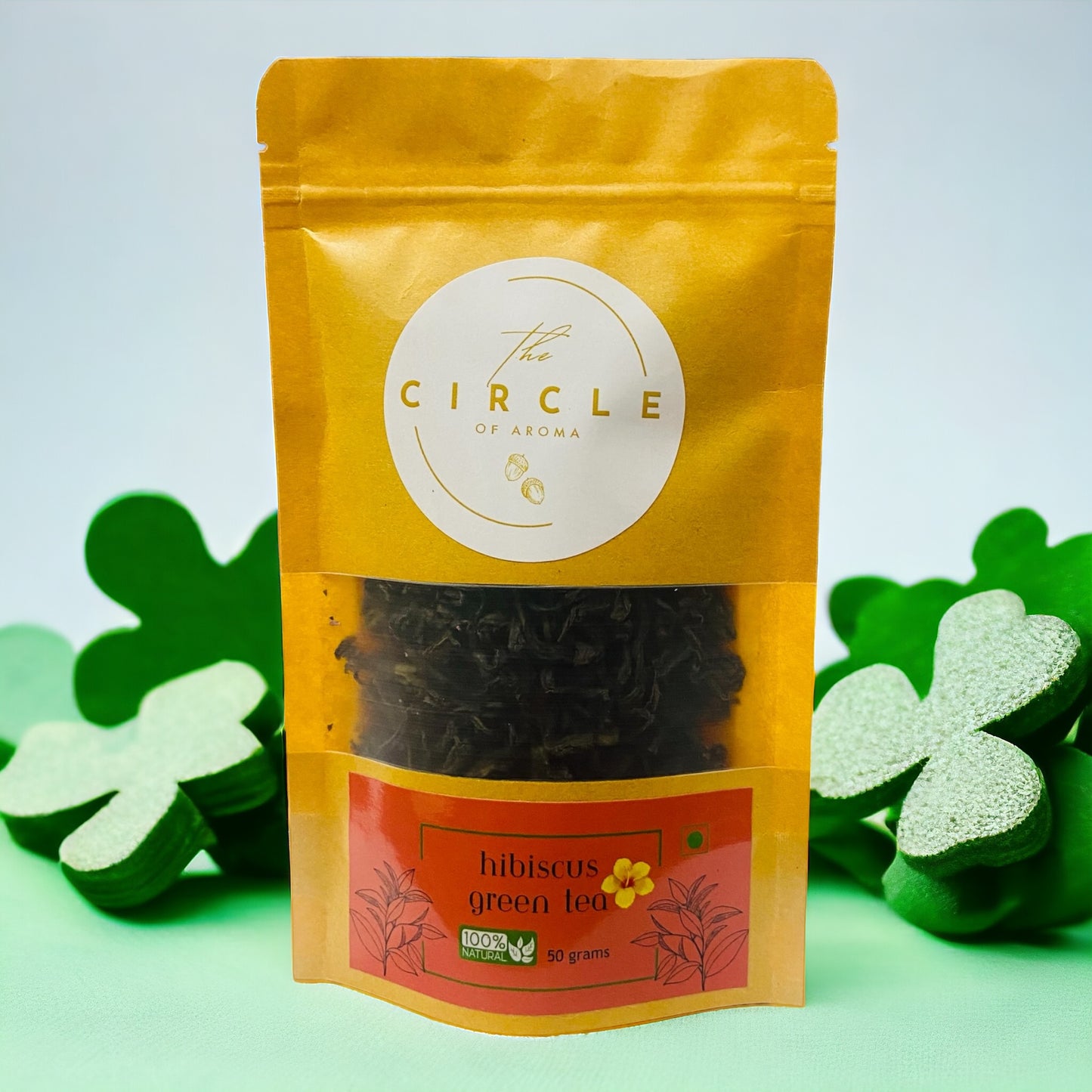 Hibiscus Green Tea 100g (50 Cups)