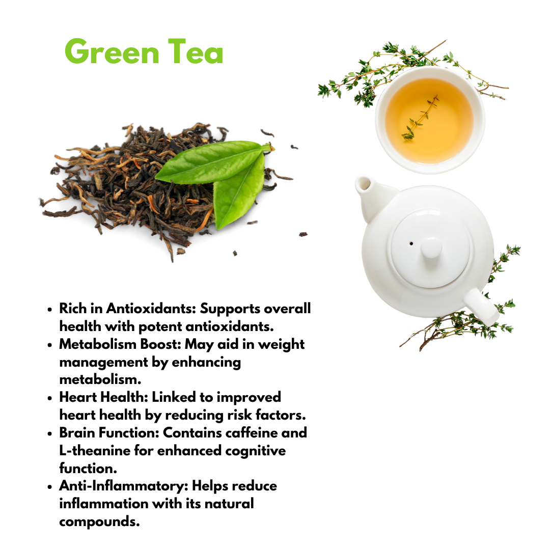 Green Tea Whole Leaf 100g (50 Cups)