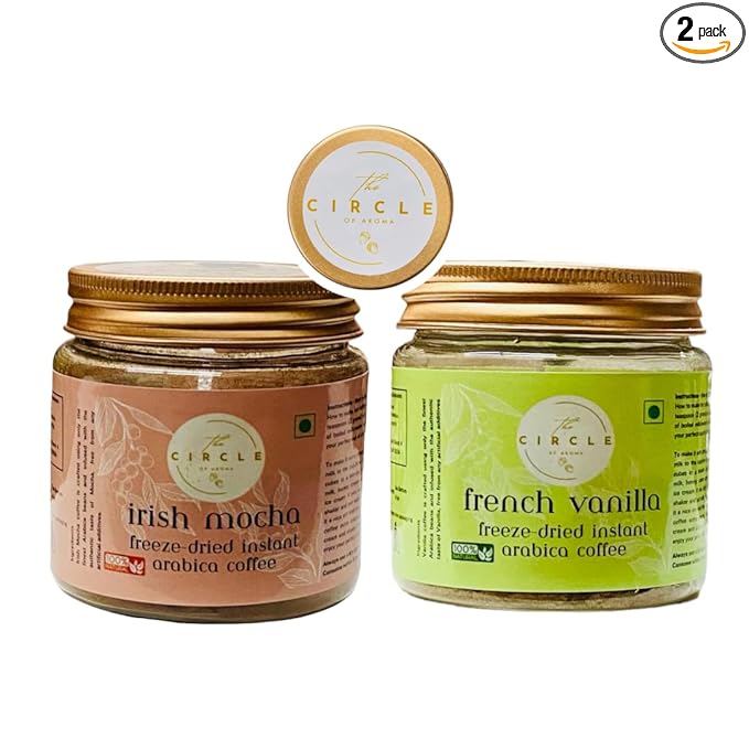 Combo Of 2 Irishmocha & Vanilla 50g(25 Cups) Each Flavour