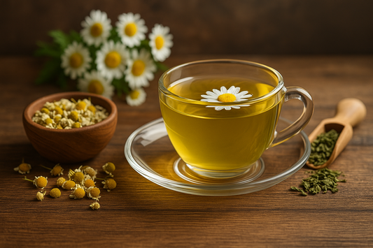 🌿 Chamomile Green Tea: The Ultimate Blend for Relaxation and Wellness