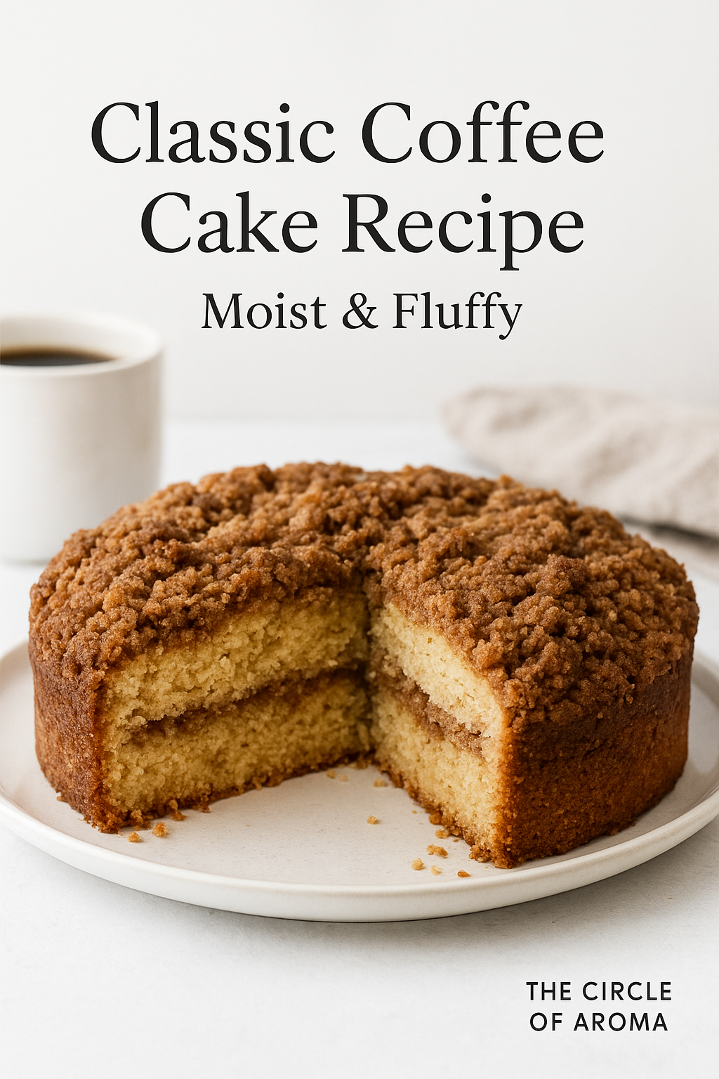 Classic Coffee Cake Recipe – Moist, Fluffy & Perfect with Coffee