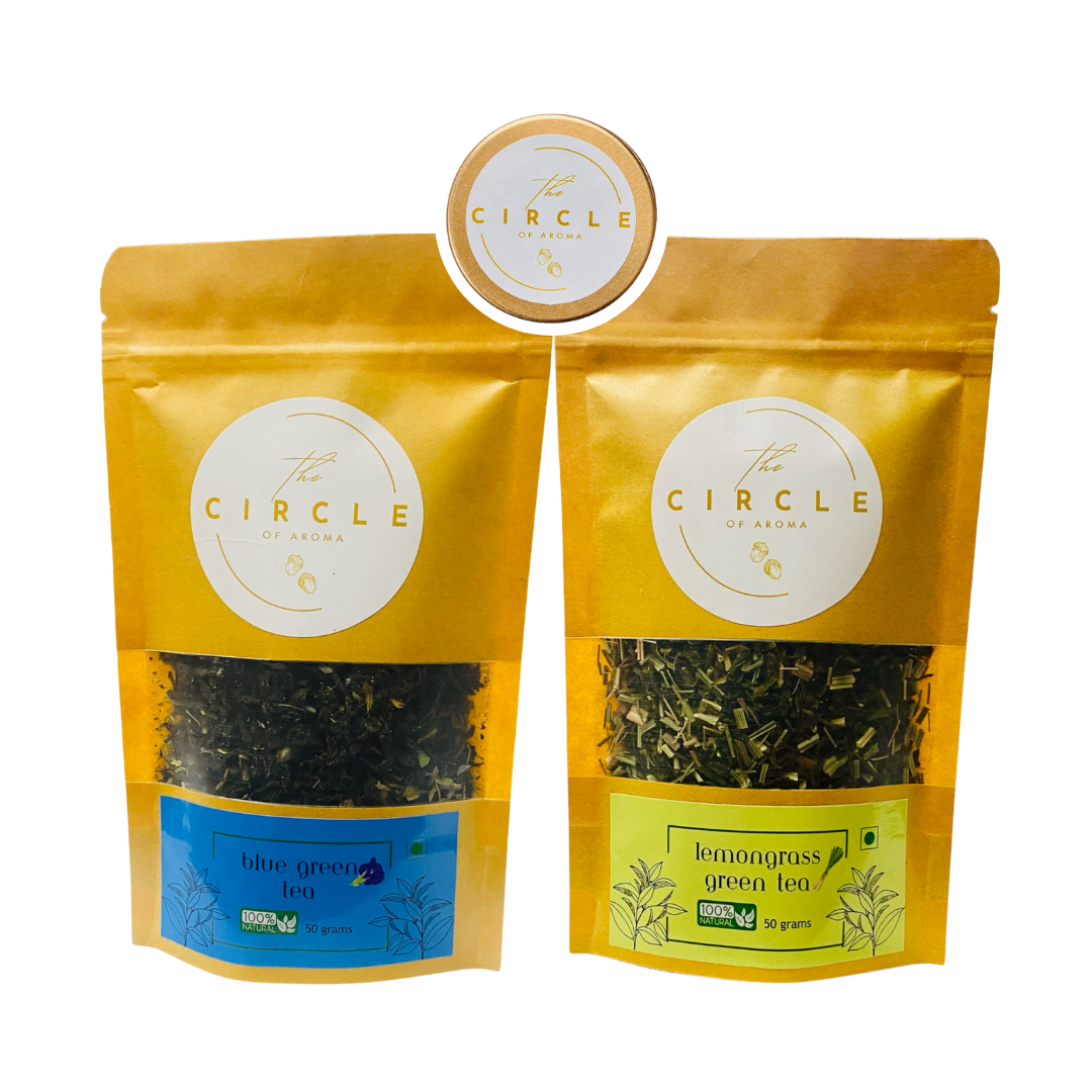 Combo Of 2 Blue Tea, Lemongrass 50g (25 Cups) Each Flavour