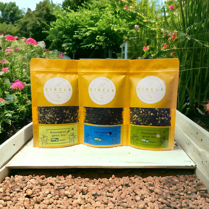 Combo Of 3 Blue Tea, Lemongrass & Chamomile 50g (25 Cups) Each Flavour