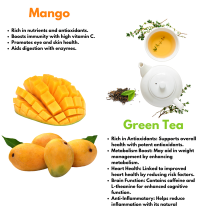Mango Green Tea 100g (50 Cups)