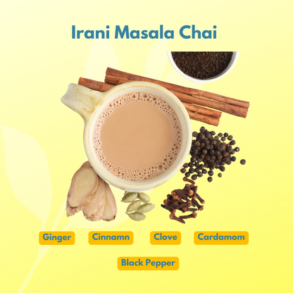 Combo Of 2 Noon Chai(Pink Tea) 50g and Irani Masala 100g( 50 Cups) Each