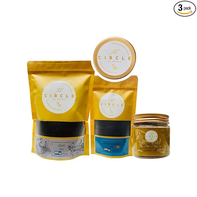Combo of Premium Assam CTC Silver Tea(500g) & Irani Masala Flavoured Tea(100g) With Arabica Coffee(50g) Free