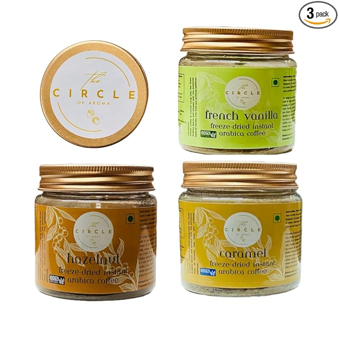 Combo Of 3 Hazelnut, Vanilla & Caramel 50g(25 Cups)