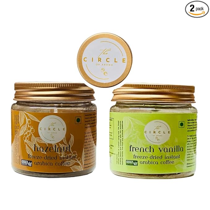 Combo Of 2 Hazelnut & Vanilla 50g(25 Cups) Each Flavour