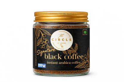 Signature Instant Black Coffee (100 gram, Dark Roast)